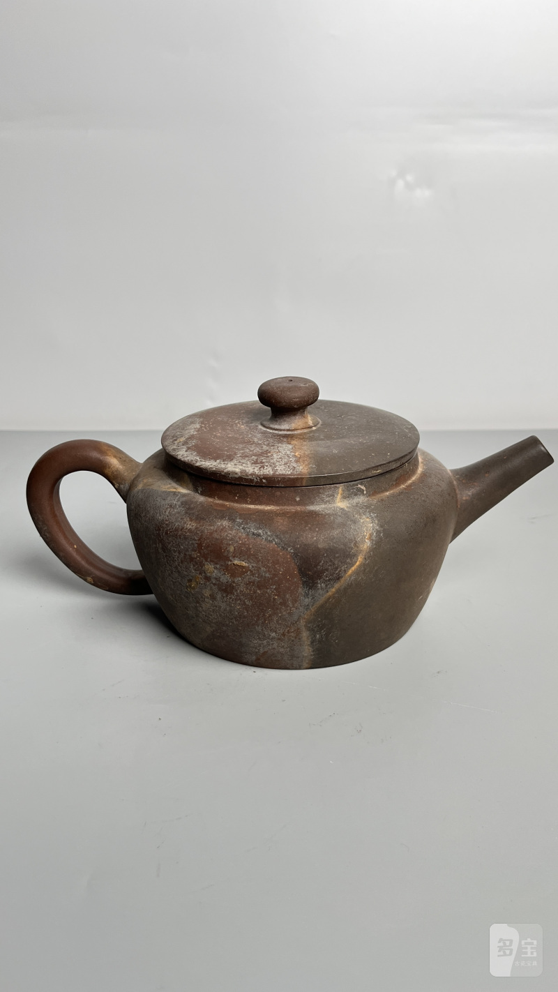 清早期 陈茂章制圆珠紫砂壶 - 图2